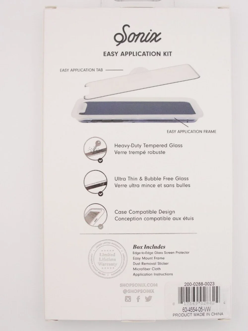 Sonix Edge‑to‑Edge Tempered Glass for iPhone XS Max Full‑Coverage Premium Shield